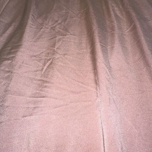 La Femme Sleeveless Plunge Neck A Line Gown in Mauve Pink #S1530. Size 14. 14 - Picture 10 of 10